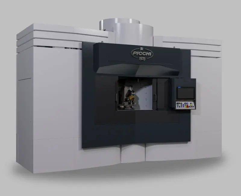 Horizontal CNC machining center